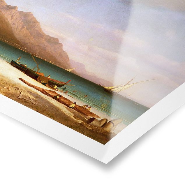 Wandbilder Albert Bierstadt - Der Golf von Salerno