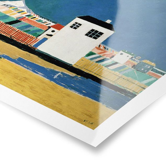 Bilder für die Wand Kasimir Malewitsch - Landschaft mit weißem Haus