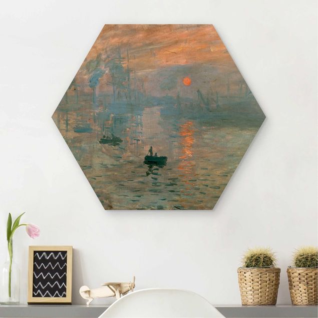 Holzbild Natur Claude Monet - Impression
