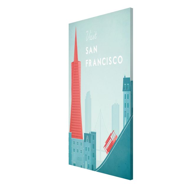Schöne Wandbilder Reiseposter - San Francisco