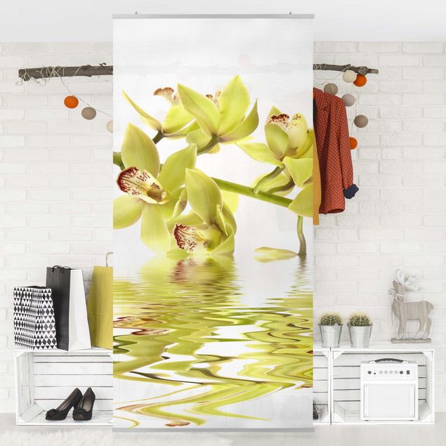 Raumteiler - Elegant Orchid Waters 250x120cm