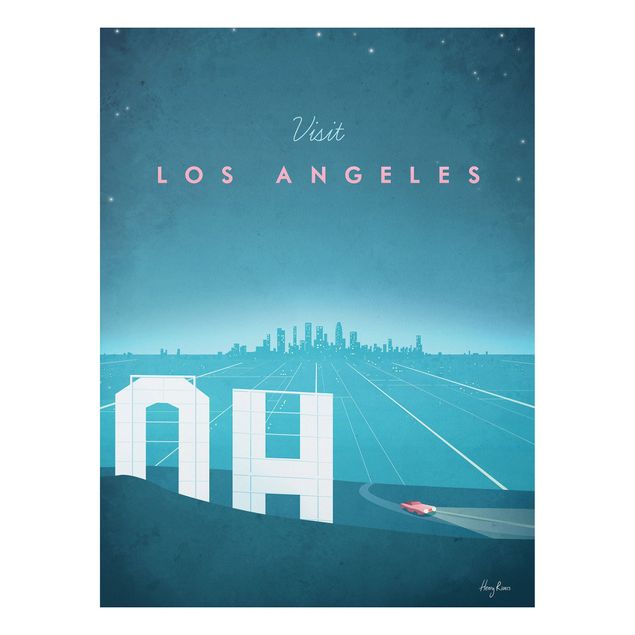 Henry Rivers Bilder Reiseposter - Los Angeles