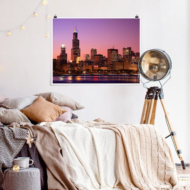Wandbilder Chicago Skyline