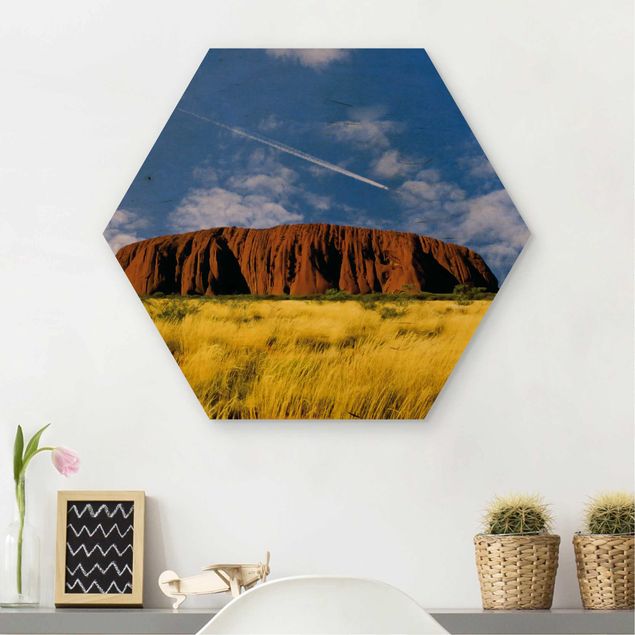 Moderne Holzbilder Uluru