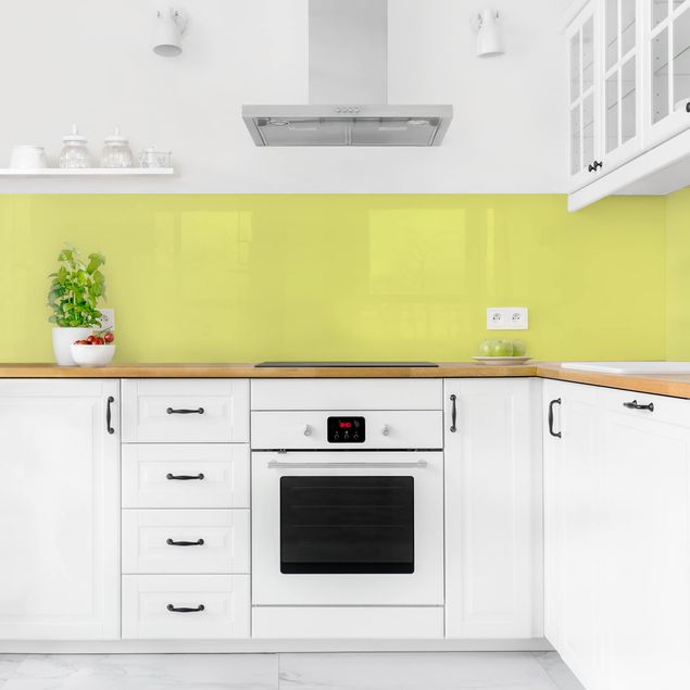 Küchenrückwand Folie einfarbig Pastellgrün