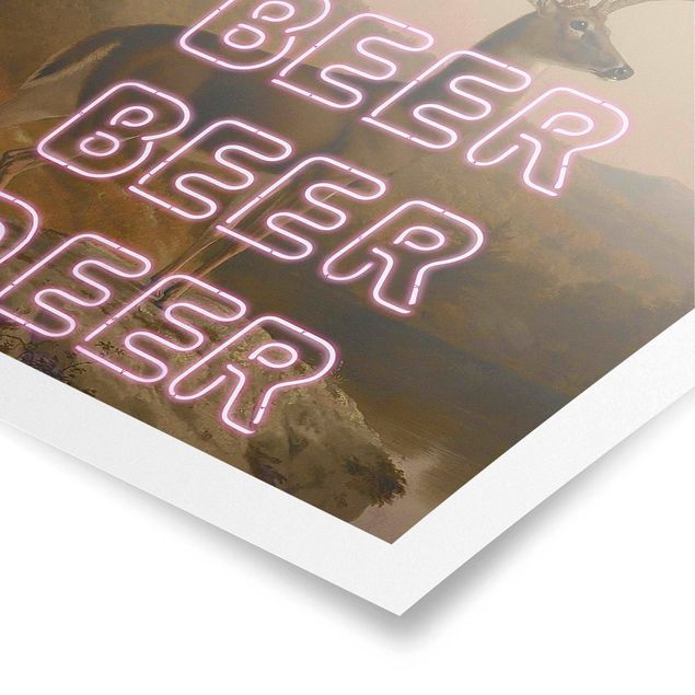Schöne Wandbilder Beer Beer Deer