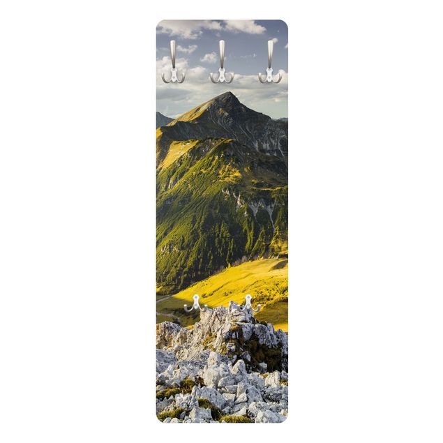 Garderobe - Berge und Tal der Lechtaler Alpen in Tirol