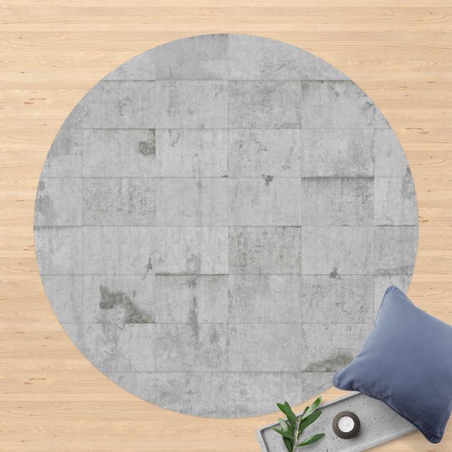 Aussen Teppich Beton Ziegeloptik grau