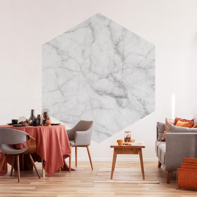 Tapeten Muster Bianco Carrara