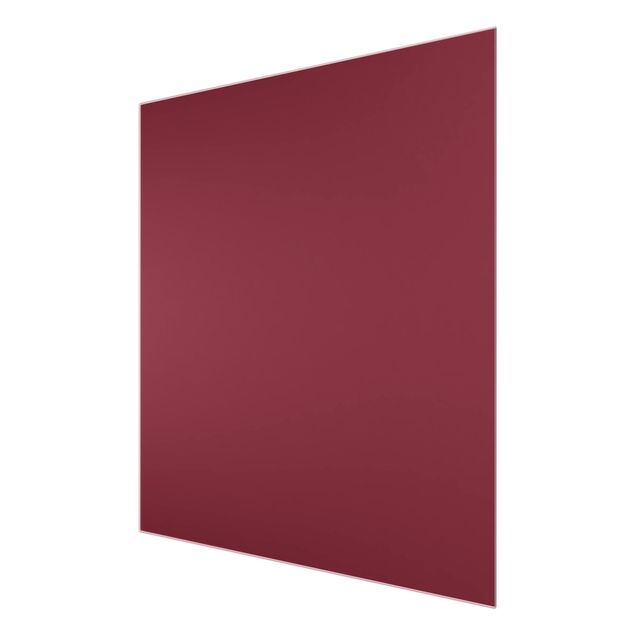 Glasbild - Bordeaux - Quadrat 1:1