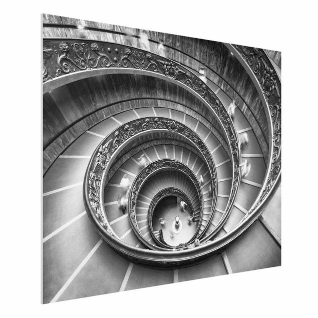 Bilder auf Hartschaumplatte Bramante Treppe