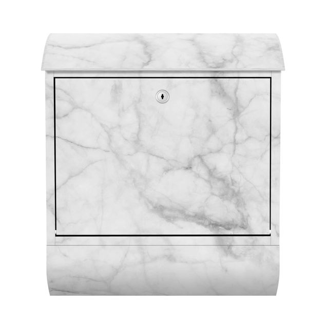 Briefkasten modern Bianco Carrara