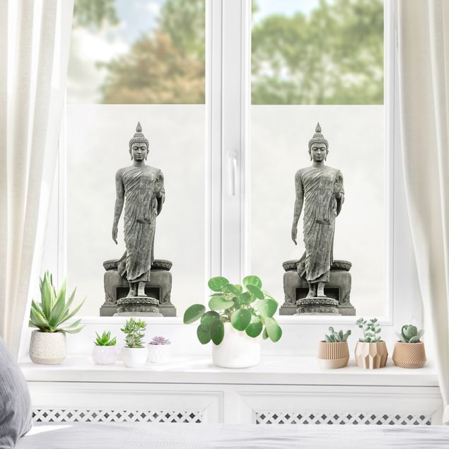 Folie für Fenster Buddha Statue