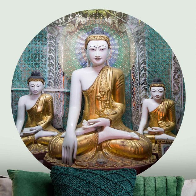 Fototapete modern Buddha Statuen