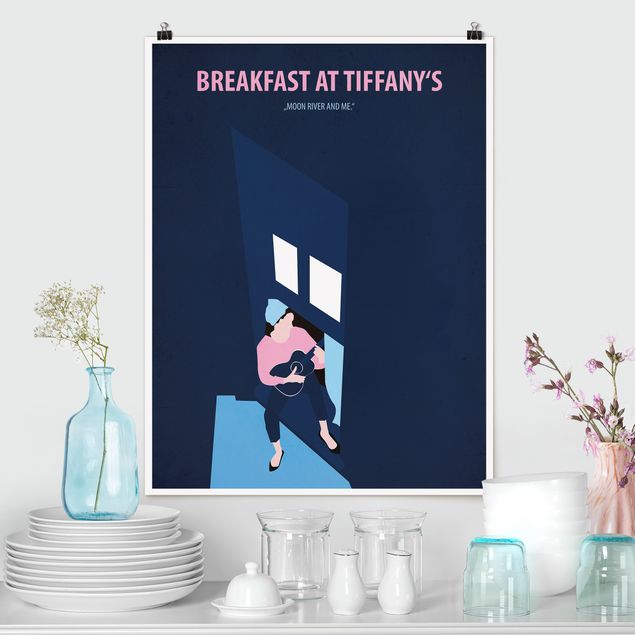 Poster Illustration Filmposter Breakfast at Tiffany´s