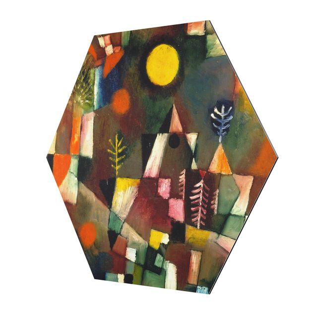Alu Dibond Bilder Paul Klee - Der Vollmond