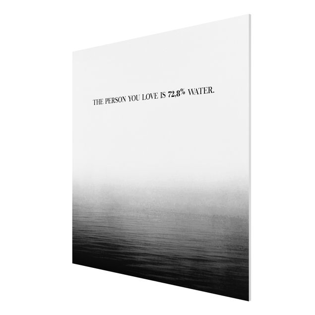 Forex Fine Art Print - Lyrische Landschaften - Liebe - Quadrat 1:1