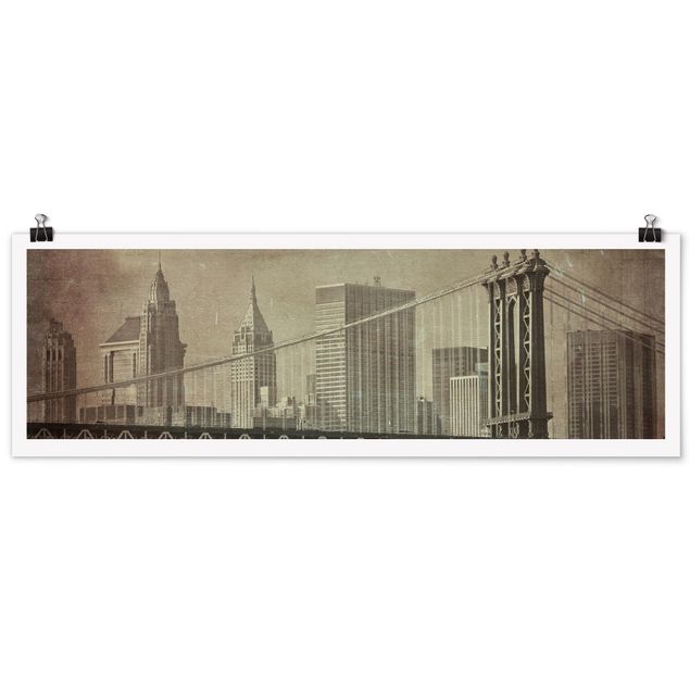 Poster bestellen Vintage New York City