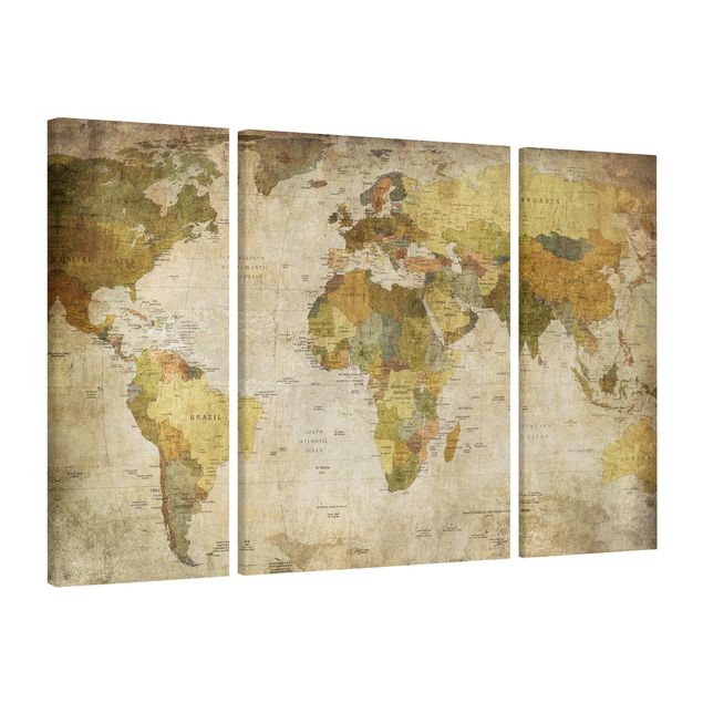 Schöne Wandbilder Weltkarte