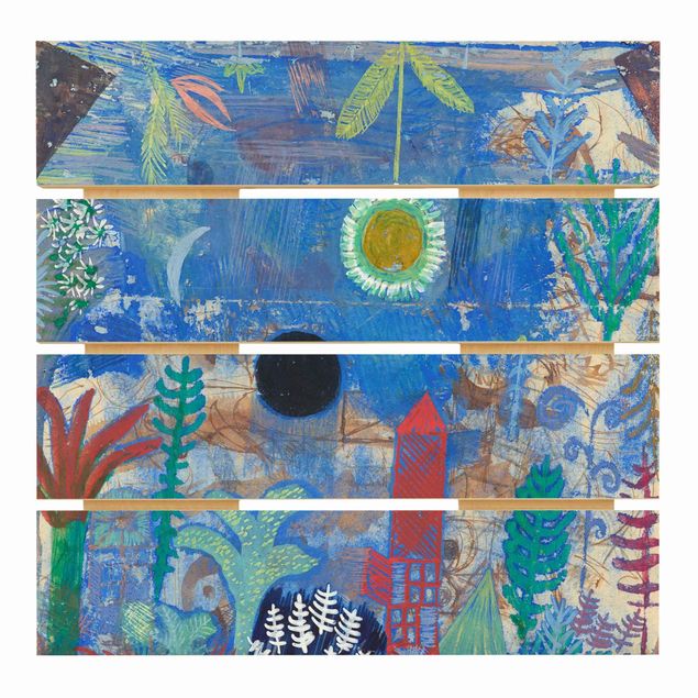 Paul Klee Bilder Paul Klee - Versunkene Landschaft