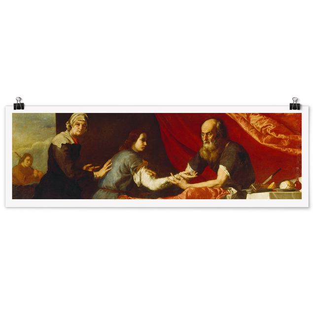 Bilder für die Wand Jusepe de Ribera - Isaac und Jakob