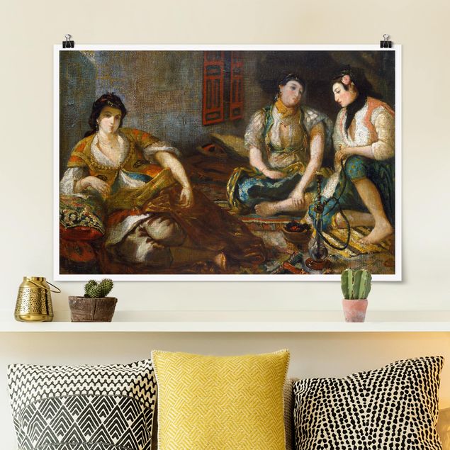 Bilder Romantik Eugène Delacroix - Drei arabische Frauen