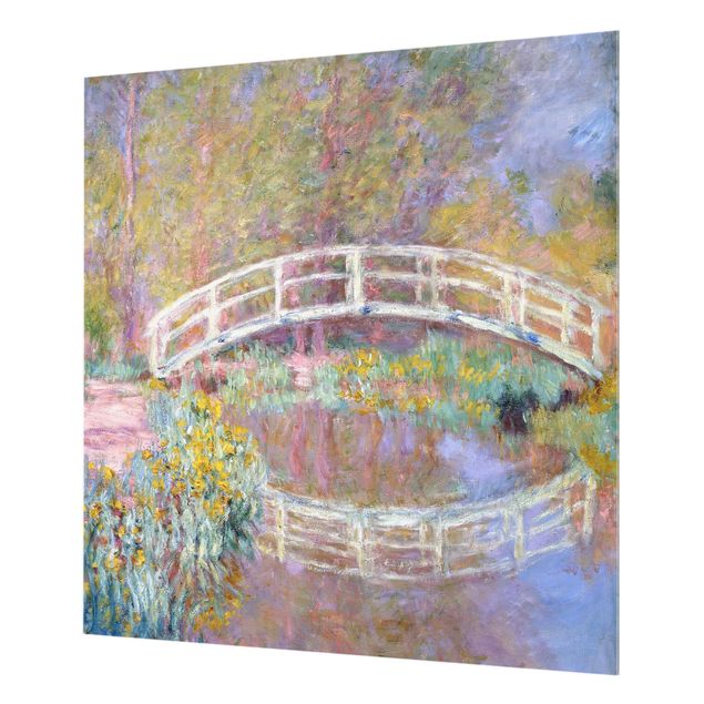 Spritzschutz Küche Claude Monet - Brücke Monets Garten