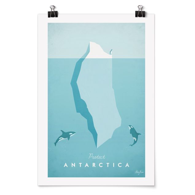 Kunstkopie Poster Reiseposter - Antarktis