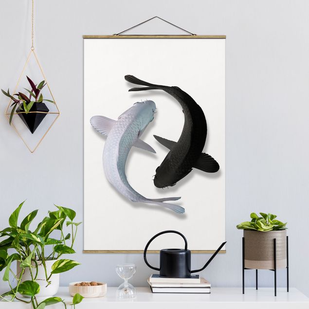 Wandbilder Tiere Fische Ying & Yang