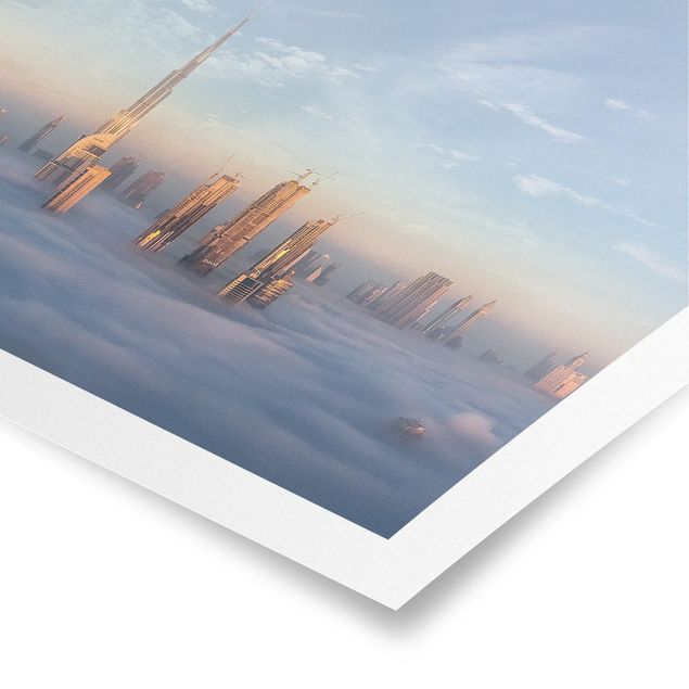 Poster - Dubai über den Wolken - Querformat 2:3