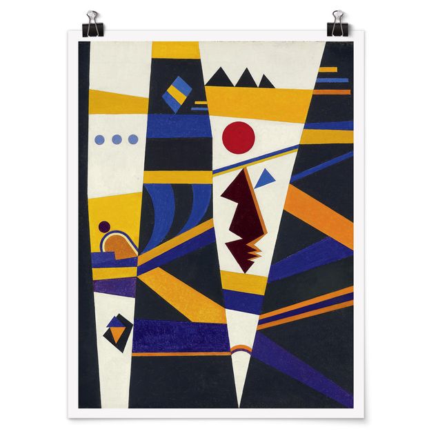 Kunstkopie Poster Wassily Kandinsky - Bindung