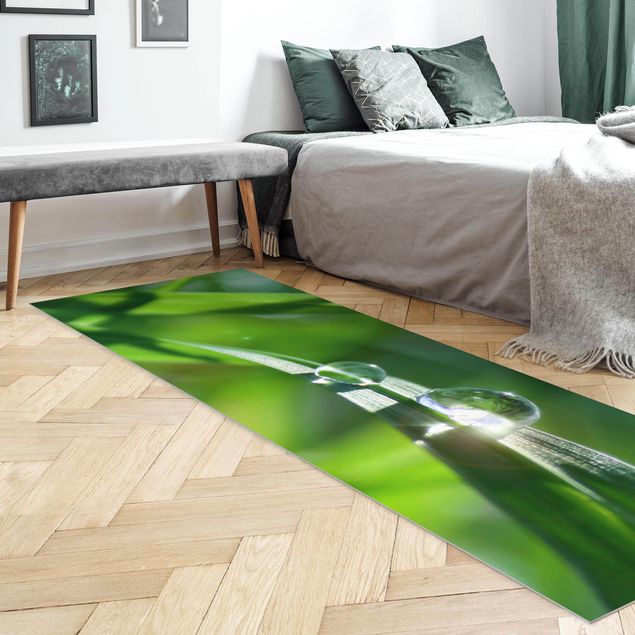 Vinyl-Teppich - Green Ambiance II - Panorama Quer
