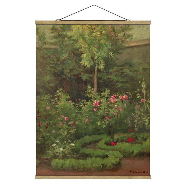 Post Impressionismus Bilder Camille Pissarro - Ein Rosengarten