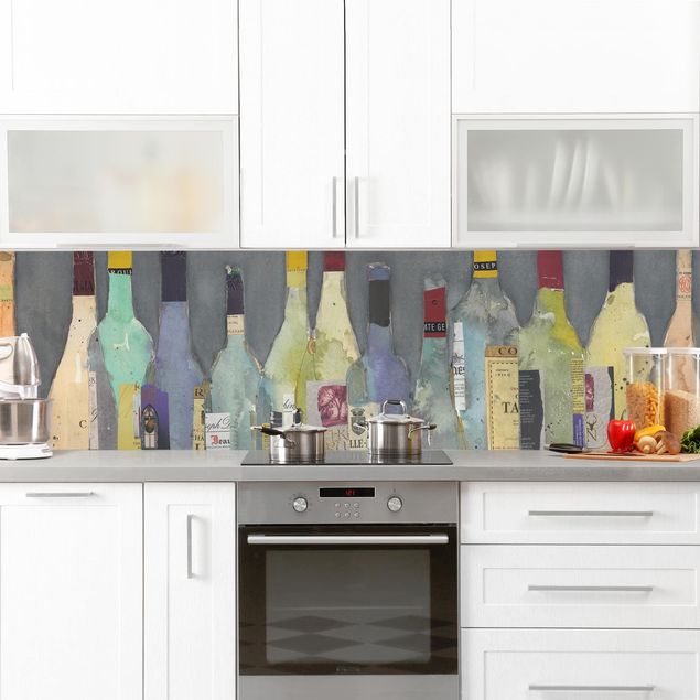 Küchenrückwand abstrakt Entkorkt - Spirituosen