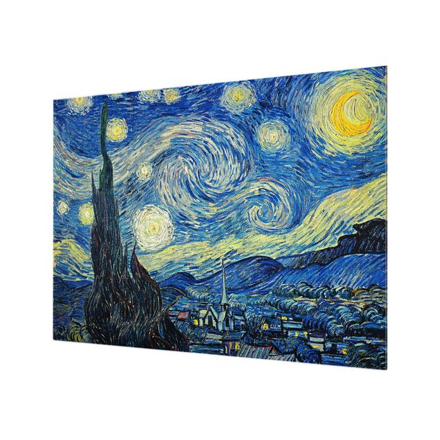 Küchenspritzschutz Vincent van Gogh - Sternennacht