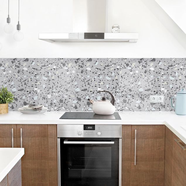 Küchenrückwände selbstklebend Detailliertes Terrazzo Muster Massa