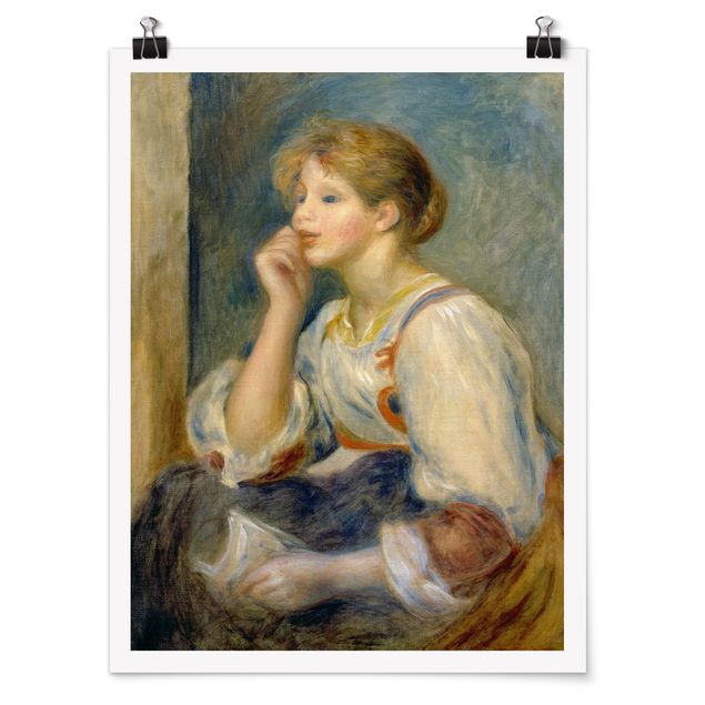 Kunstdrucke Renoir Auguste Renoir - Junges Mädchen mit Brief