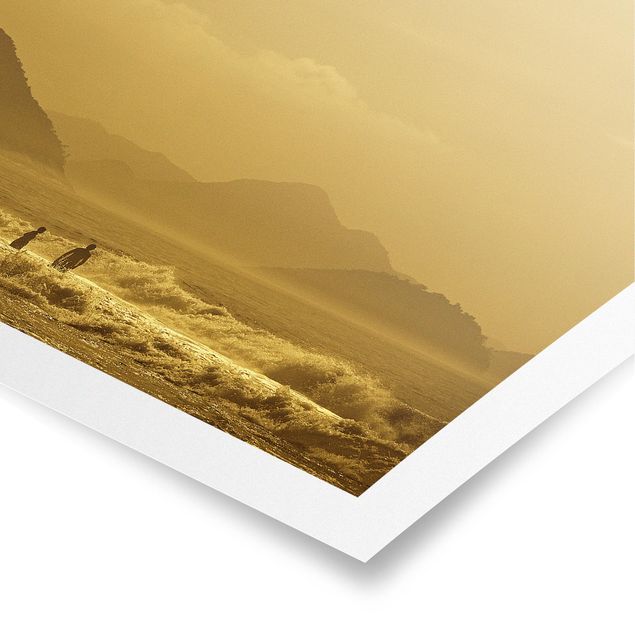 Poster - Goldküste - Quadrat 1:1
