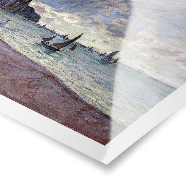 Wandbilder Claude Monet - Küste von Pourville