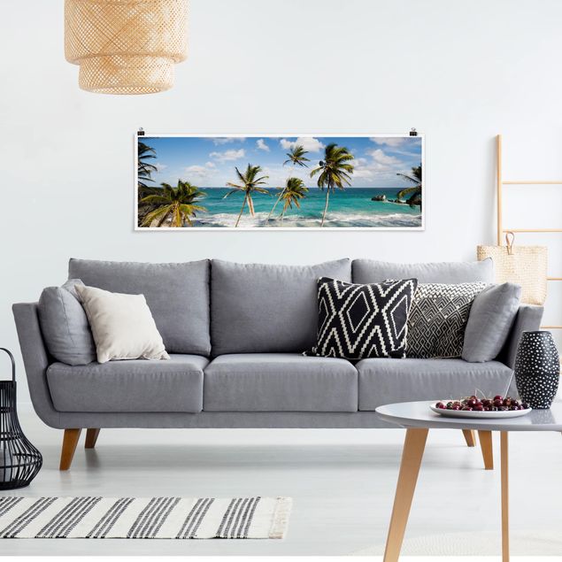 Poster Landschaft Beach of Barbados