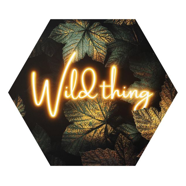 Hexagon Bild Forex - Wild Thing goldene Blätter