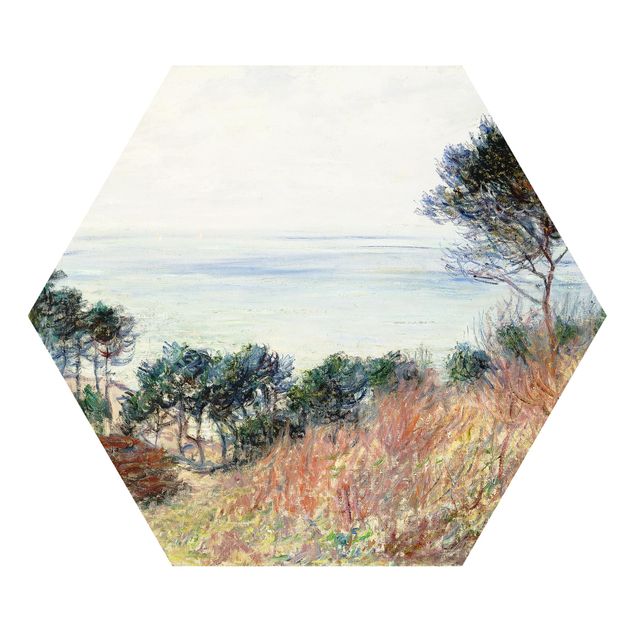 Hexagon Bilder Claude Monet - Küste Varengeville