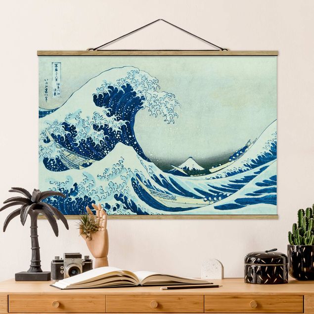 Hokusai Kunstdrucke Katsushika Hokusai - Die grosse Welle von Kanagawa