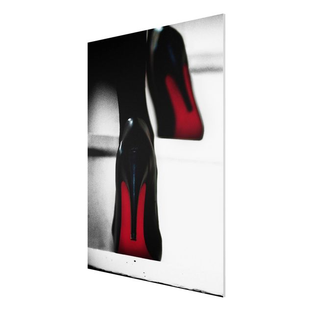 Forex Fine Art Print - High Heels in Rot - Hochformat 4:3