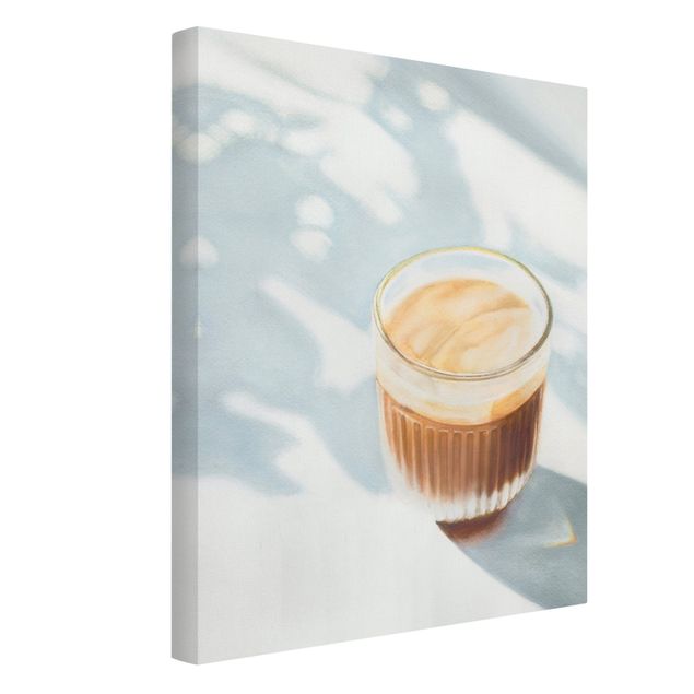 Wandbilder Cappuccino zum Frühstück