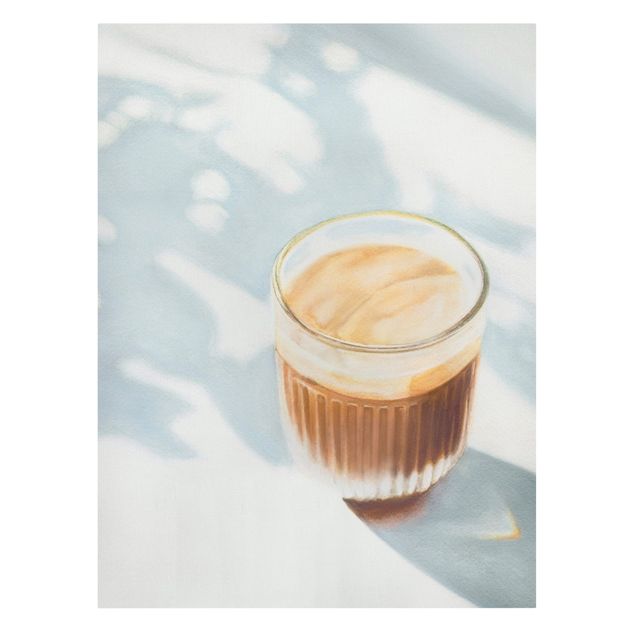 Leinwandbilder Cappuccino zum Frühstück