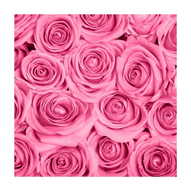Teppich Blumen Rosa Rosen