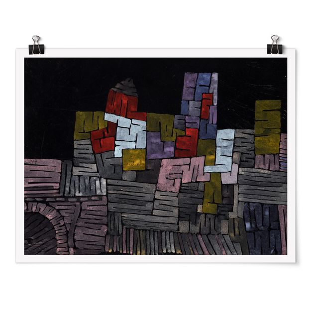 Kunstdrucke Poster Paul Klee - Altes Gemäuer