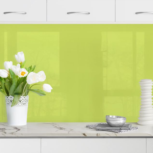 Küchenrückwände Platte Frühlingsgrün