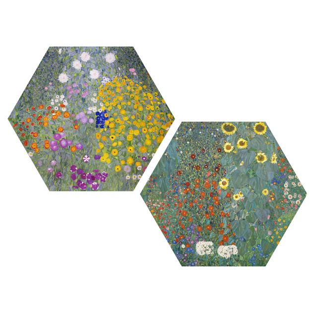 Wandbilder Gustav Klimt - Im grünen Garten